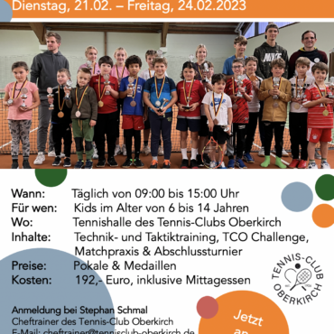 TCO Fasnachts-Tenniscamp 2023